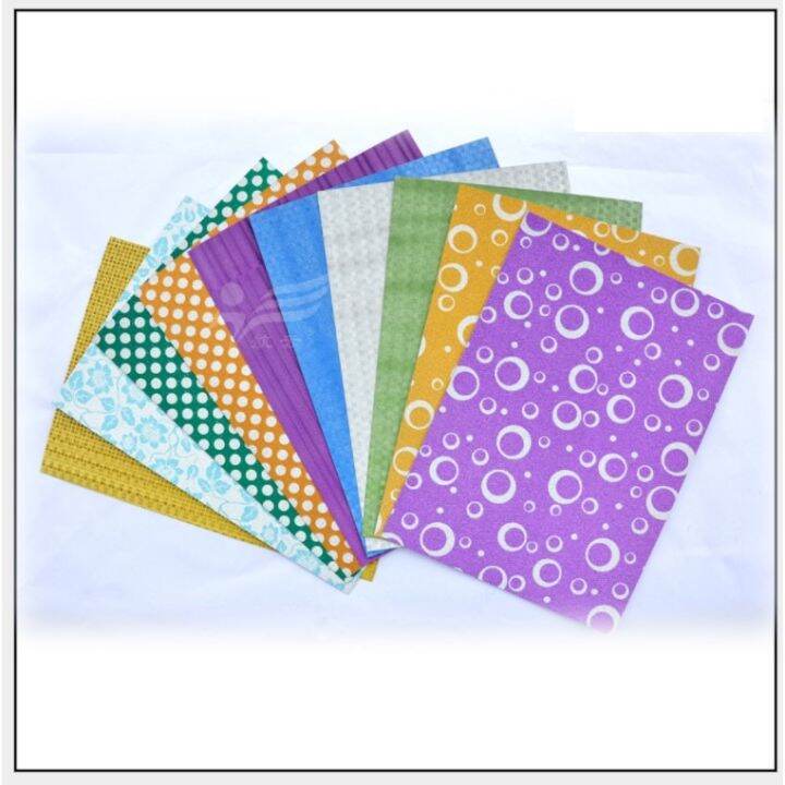 ZA081 FANCY Metallic A4 Glitter Paper 10 Sheets FANCY Glitter Self