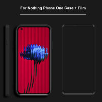 Protective TPU Soft Case Cover for Nothing  Phone one case + film Gel Pudding Silicone Back Bumper Shell Bag for nothing phone one case + film