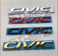 โลโก้ตัวอักษรแยก ฮอนด้า ซีวิค เอฟชี 2016 - 2020 Honda Civic FC FK Car Rear Emblem Logo sticker