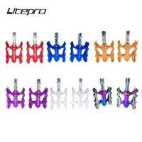 Liteproelite MTB Bike K3 Sealed Bearing Pedal Aluminum Alloy 300g Flat Pedals For Brompton Fnhon 412 BMX Bicycle