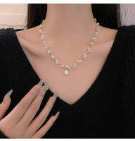 2023 Necklace สร้อยคอเหล็กไทเทเนียมหรูหราน้ำหนักเบาสำหรับผู้หญิง,สร้อยคอเครื่องประดับแฟชั่นสไตล์เกาหลีและญี่ปุ่นสำหรับผู้หญิงจี้หลากหลายสไตล์เรียบง่าย