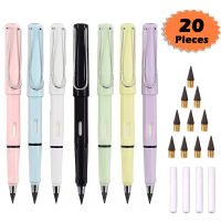 20ชิ้นเซ็ต Kawaii ดินสอนิรันดร์ไม่จำกัดการเขียนสำหรับเด็ก Sketch ปากกาน่ารักไม่มี Sharpening Drawing School SupplyStationery