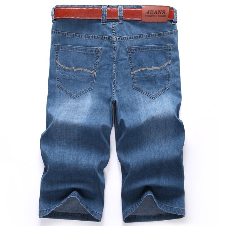 cc-denim-shorts-men-cropped-trousers-thin-size-40-42-44-48-male-boys-gig-calf-length-waisted-jeans