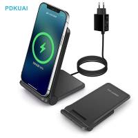 ZZOOI 30W Wireless Charger Stand For iPhone 14 13 12 11 Pro Max XS X 8 Samsung S21 S22 Note 20 Fast Charging Dock Station Phone Holder