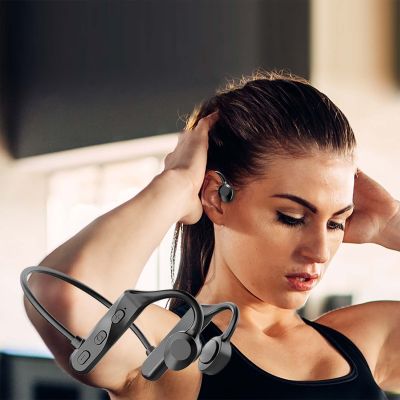 ZZOOI K69 Bone Conduction Headset Wireless Bluetooth Headset 5.0 Water Proof Sports Noise Reduction Handsfree Headset With Microphone