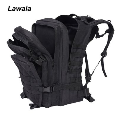 ：“{—— Lawaia Military Rucksacks 45L Large Capacity Man Army Tactical Backpacks Outdoor Pack For Trekking Camping Hunting Bag