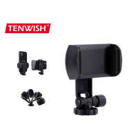 Tenwish ที่ยึดสมาร์ทโฟนแบบหมุนได้,แคลมป์ยึดหัวเอียงสำหรับขาตั้งกล้อง DSLR อุปกรณ์ถ่ายภาพแบบหลายมุมเครื่องมือวิดีโอติ๊กต๊อก