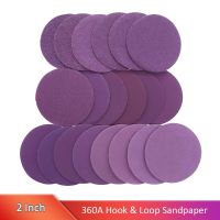 2 Inch 50mm Sanding Discs Wet Dry 80-10000 Grit Sandpaper Hook Loop Aluminum Oxide For Drill Grinder Rotary Tools Power Sanders