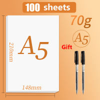 A4 A5 Paper Printing Copy Paper 70g Electrostatic Duplicating Paper Straw Paper Test Paper White Paper School Office Supplies