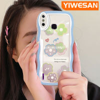 YIWESAN เคสสำหรับ Infinix Smart 4เคส X653 4C อัจฉริยะลายการ์ตูนรูปกลีบดอกไม้สุดสร้างสรรค์เคสโทรศัพท์แบบใสนิ่มกันกระแทกป้องกันเลนส์กล้องเคสโปร่งใสหลากสี