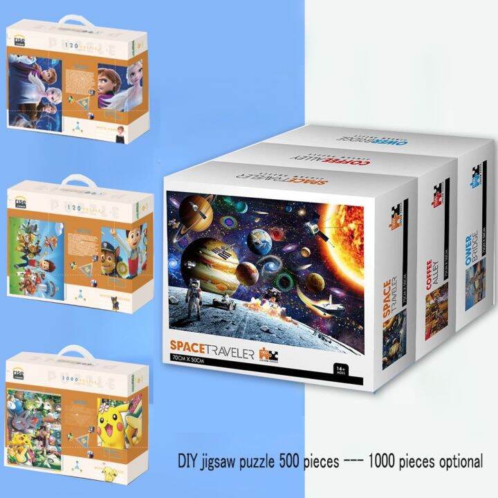 On Hand Diy Jigsaw Puzzles 1000 Pieces High Definition Puzzle for