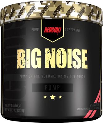 Redcon1 Big Noise (30 Servings) Stimulant Free Pre Workout For Intense Workouts Supports Healthy Blood Flow And Pumps preworkout อาหารเสริมก่อนออกกำลังกาย เพิ่มแรง เพิ่มพลัง ไม่มีคาเฟอีน