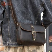 [COD] New Leather Mens Messenger Postman European and Shoulder Wholesale