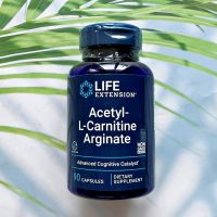 อะเซทิล-แอล-คาร์นิทีน Acetyl-L-Carnitine Arginate 90 VegCap (Life Extension®)