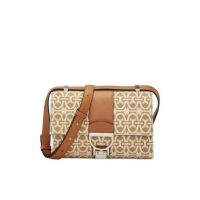 Coccinelle รุ่น Arlettis Jacquard 120701 กระเป๋าสะพายผู้หญิง สี MULT.NATUR/CARA ขนาด 23x17x7 cm