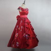 Princess Elena Cosplay Costume Red Luxury Embroidery Princess Dress Halloween Costume For Women Custom Made