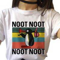 Esttica T-shirt Noot Noot Pingu10 Ulzzang Kawaii Costume Retro Print New Gildan Cartoon T-shirt