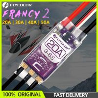 FLYCOLOR Francy 2 Brushless ESC 20A 30A 40A 50A BLHELI-32 BL32 3-6S Speed Controller 5V/3A 12V/2A For RC Plane Airplane Francy2