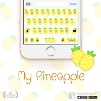 My Pineapple Keyboard Theme⎮(E-Voucher) for Pastel Keyboard App