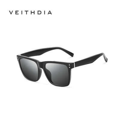 VEITHDIA แว่นตากันแดดแฟชั่นแว่นตายูนิเซ็กส์สำหรับผู้หญิงและผู้ชายเลนส์เปลี่ยนสีโพลาไรซ์กลางแจ้งแว่นตากระจกสี่เหลี่ยมสำหรับ V7018ผู้หญิง