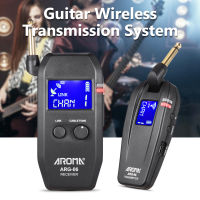 AROMA ARG-06 Guitar Wireless Transmission System(Transmisster &amp; Receiver) 6.35mm Plug 4 Channels Max. 35m Effective Range Built-in Battery Supports Mute Function