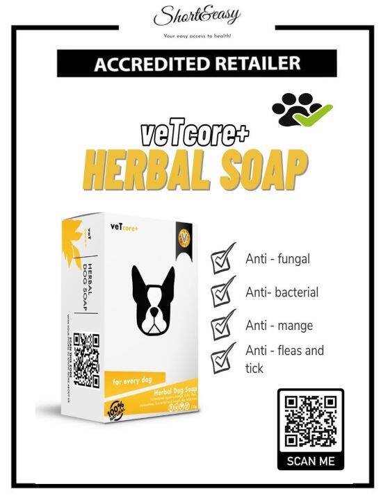 🐾🐶😺ORIGINAL Vetcore+🐶 HERBAL DOG SOAP (also for Cats too) 🐾🐶😺 Lazada PH