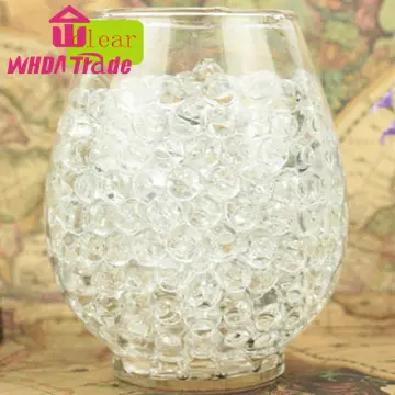 50000Pcs Clear Water Beads Clear Water Gel Jelly Balls Vase Filler