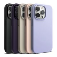 Ringke Silicone Case เข้ากันได้สำหรับ iPhone 14 Pro Max 14 Pro Ringke Silicone Case น้ำหนักเบา Soft Silicone Cover dhh