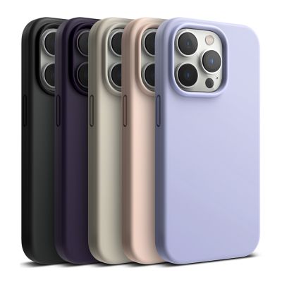 Ringke Silicone Case เข้ากันได้สำหรับ iPhone 14 Pro Max 14 Pro Ringke Silicone Case น้ำหนักเบา Soft Silicone Cover