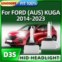 Kingsofe โคมไฟ D3s ไฟหน้ารถหลอดไฟซีนอน Hid 12V 35W สำหรับ Ford Aus Kuga 2014 2015 2016 2017 2018 2023 2023 2023 2023 2023