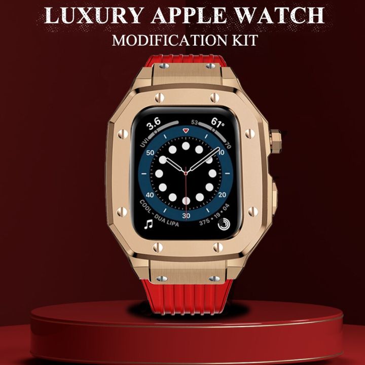 luxury-modification-kit-for-apple-watch-case-band-45mm-44mm-frame-bezel-rubber-strap-accessories-for-iwatch-series-8-7-6-se-5-4-straps