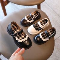 Girls small leather shoes female British style 2023 spring and autumn Japanese jk uniform black soft-soled girls shoes princess shoes