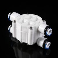 Free Shipping 4 Way RO Auto Shut Off Valve Switch 1/4 quot; Water Purifier Reverse Osmosis System