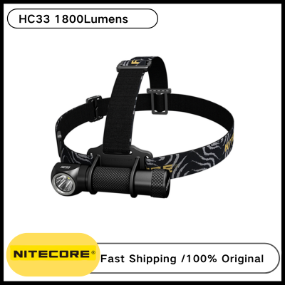 NITECORE HC33 Headlamp Multifunctional Headlight 1800Lumens CREE XHP35 HD LED Magnetic L-shaped Headlamp For Night Wroking