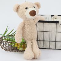 20/25/35cm Bear Stuffed Plush Toys Cute Key Chain Ring Dolls Bag Hanging Decoration For Boy/Girl 1pc