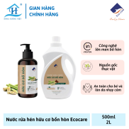 CHÍNH HÃNG  Nước rửa chén hữu cơ bồ hòn và tinh dầu sả chanh 500ml