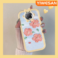 เคส JIUMOO สำหรับ Xiaomi Poco F2 Pro Redmi K30 Pro เคสซูมมุกแวววาวลายดอกไม้กันกระแทกเลนส์หลายสีเคสมือถือสาวสวยกันกระแทกเคสทนต่อการขีดข่วน