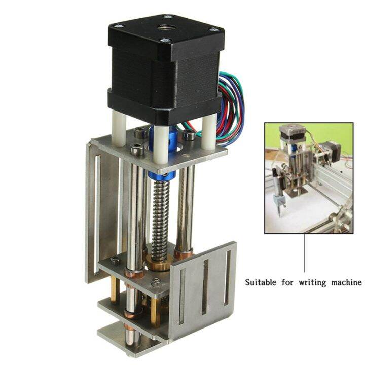 cnc-z-axis-sliding-table-cnc-router-kit-diy-milling-small-transmission-module-100mm-distance-wood-miller-z-axis-motor