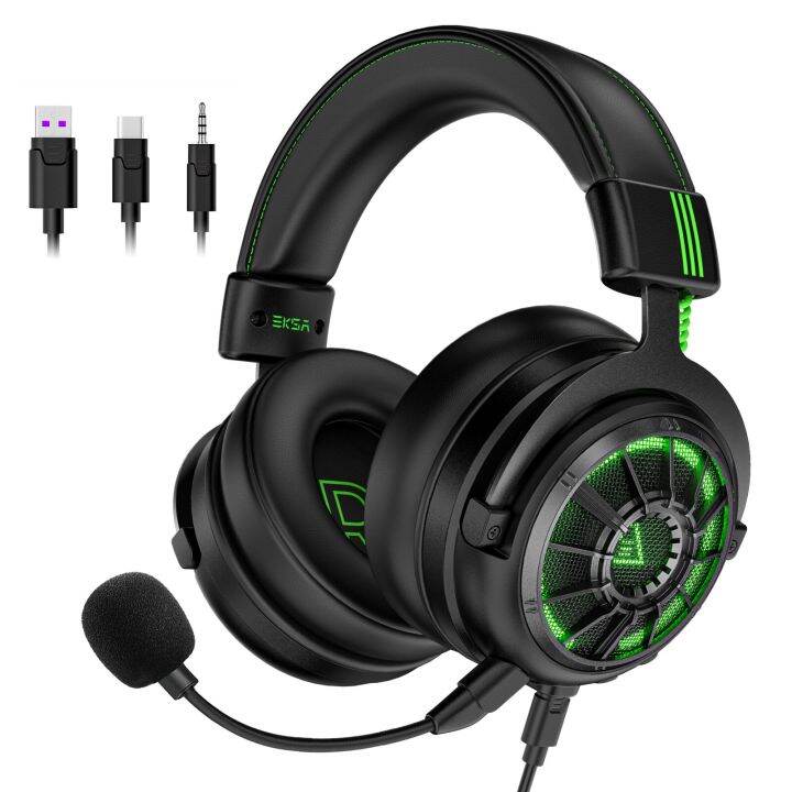 Gaming Headphones For PC/Xbox/PS4 EKSA E5000 Pro Wired Headser Gamer 7.