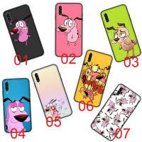 Courage The Cowardly Dog อ่อนนุ่ม ซิลิโคน เคสโทรศัพท์ หรับ iPhone XR 7 6s 6 11 5s XS 5 8 SE Max Plus X Pro Black ปก