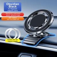 Car Dash Phone Holder Adhesive Cell Phone Magnetic Mount Hands-free Navigation Holder Car Holder for Cell Phone Road Trip Supplies for Minivans RVs Trucks robust