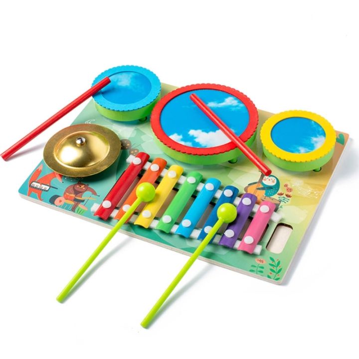 ระนาดไม้ของเล่นมีเสียงดนตรีตลกสำหรับเด็กของขวัญวันเกิดแบบทำมือระนาดสีสันสดใสของขวัญวันเกิดสำหรับเด็ก