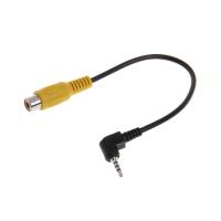 【YF】 2.5mm Stereo Jack Male Plug To RCA Female Video Converter Mini  Adapter Cable For GPS