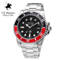 นาฬิกาข้อมือผู้ชาย US Master Polo Club รุ่น USM-230208 ขนาดตัวเรือน 40.5 มม. กรอบ สาย ตัวเรือน Stainless steel