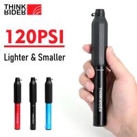 ThinkRider 120Psi Mini Bike Pump Aluminum Alloy Bicycle Hand Air Pump Tire Inflator Schrader Presta Valve MTB Road Cycling Pump