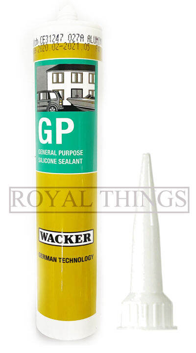 gp-wacker-ซิลิโคน-silicone-จีพี-ซิลิโคนยาแนว-ชนิดมีกรด-สีขาว-สีใส-สีดำ-สีเทา-280-ml-x1-sonic-ปืนยิงซิลิโคน-ปืนยิงกาวซิลิโคน-พร้อมใช้งาน