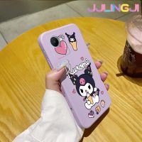 Jlingji เคสสำหรับ Realme C30 C30s เคส C33ลายการ์ตูนคุโรมิบางสวยงามดีไซน์ใหม่เคสโทรศัพท์ขอบสี่เหลี่ยมเคสนิ่มเคสปลอกซิลิโคนกันกระแทก