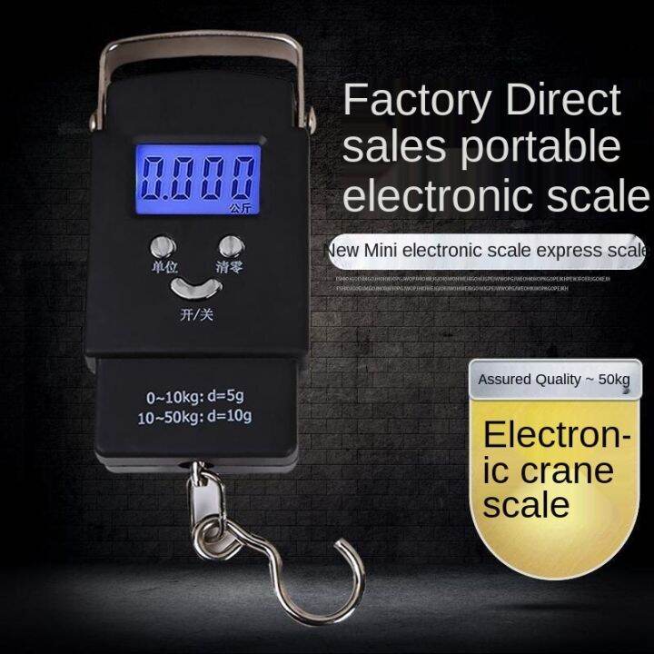 HURRISE Handheld Scale Spring Scale Can Weigh 100 Kg Portable Home