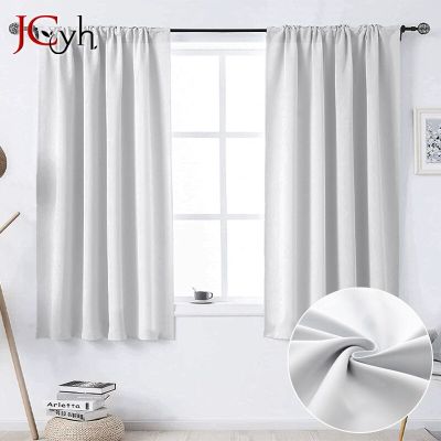 Short Cloth Curtains for Living Room Kitchen White Curtain for Bedroom WIndows Cortinas Rideaux Treatment Ready-made Drape Decor