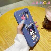 Jlingji เคสสำหรับ Xiaomi 9T Pro Redmi K20 Pro ลายการ์ตูน Kuromi บางดีไซน์ใหม่สวยงามเคสโทรศัพท์ขอบสี่เหลี่ยมเคสนิ่มปกป้องปลอกซิลิโคนเคสกันกระแทก